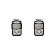 Remote Control compatible Garage Doors 433MHz Electric Gate Opener Compatible with MOOVO MT4 Series 2PCS_Special Gift