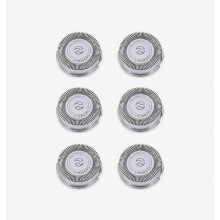 Set van 6 SH30-scheerkoppen, compatibel met Philips Norelco scheerapparaten uit de series 3000, 2000, 1000 en S738, met duurzame, scherpe mesjes. Spe
