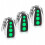 3Pcs M12 Remote Control Transmitter 433.92MHz ,4-Button compatible Automatic Swing Sliding Gate,compatible_Special Gift 1