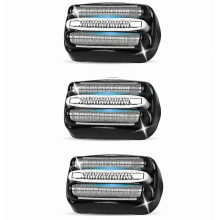 Set van 3 32B S3 elektrische scheerkoppen, compatibel met Braun Series 3 scheerapparaten, zoals de 3040s, 3080s-4, 370cc, 3070cc, 3000s, 3010, 3090cc