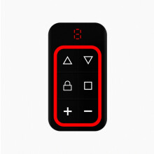 8-kanaals multifrequentie garagedeurafstandsbediening 270-868 MHz RF-kopieerfunctie, automatische frequentieherkenning, rood_speciaal cadeau