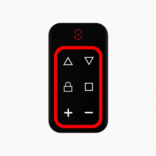 8CH Multi Frequency Garage Door Remote Control 270-868MHZ RF Copy Remote Control Automatically Identify Frequency Red_Special Gift