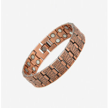 Pure Copper Magnetic Bracelet compatible Men Women, 3500 Gauss Magnets, Adjustable, Hypoallergenic_Special Gift