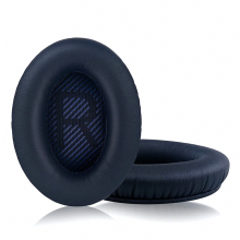 Ohrpolster kompatibel mit QC35 und QC35 II Kopfhörern, Ersatzteile, Dunkelblau – Besonderes Geschenk