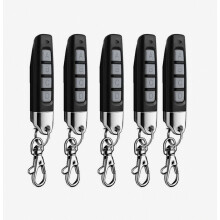 5pcs 433MHz Remote Control Compact Wireless Duplicator compatible Garage Doors Gates Systems Universal Compatibility Black_Special Gift