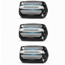 Set van 3 32B S3 elektrische scheerkoppen, compatibel met Braun Series 3 scheerapparaten, zoals de 3040s, 3080s-4, 370cc, 3070cc, 3000s, 3010, 3090cc