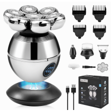 6-in-1 elektrische scheerapparaten, 7D-haartrimmer (compatibel met heren) en neustrimmer - Speciaal cadeau