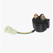 Solenoide de relé compatible con ATV, moto de cross, scooter, kart. Solenoide de arranque de larga duración y rendimiento estable.