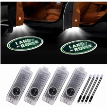 4pcs Car Door Led Logo Lights compatible Land Rover, 3d Wireless Welcome Courtesy Projector Ghost Shadow Light_Special Gift