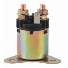 Starter Solenoid Relay compatible Gasoline Engine, High Cranking Power Starter Solenoid Relay with Thicker and Denser Copper Coil, Stable Operation a