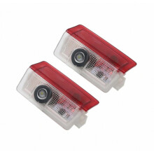 2x Car Door Led Logo Projector Light compatible Mercedes Benz Gls/glc/glb/gla/a/b/c/e-class (style 2)_Special Gift