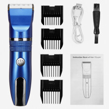 Professionele elektrische haartrimmer met LED-display, draadloos en oplaadbaar via USB_Speciaal cadeau