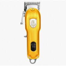 (Goud) 110V-220V Oplaadbare Verstelbare Draadloze Elektrische Haartrimmer voor Salongebruik_Speciaal Cadeau