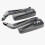 Side mirrors compatible Harley Softail - Black rectangle 8mm 10mm_Special Gift 4
