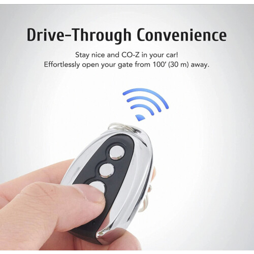 Co-z Remote Control compatible Automatic Sliding Gate Opener Hardware, Electric Rolling Driveway Gate Kit Remote_Special Gift 1