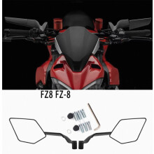espejos retrovisores giratorios compatible motocicleta con reflector y alerón, compatibles con motocicletas_Regalo especial