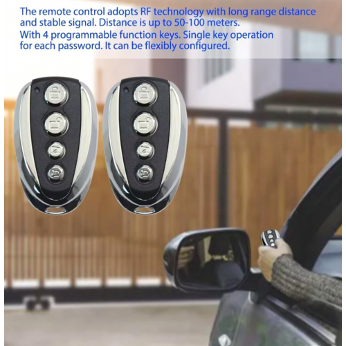 Remote Control compatible Automatic Gate Opener -433.92 MHz Electric Rolling_Special Gift 2