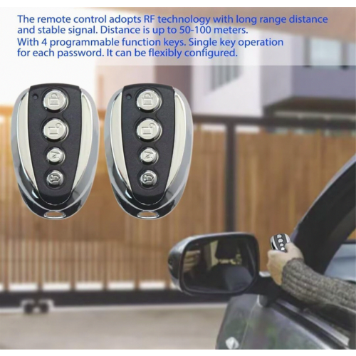 Remote Control compatible Automatic Gate Opener -433.92 MHz with Backup Keys_Special Gift 1