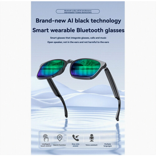 Έξυπνα γυαλιά AI Bluetooth 5.4 Μεταφραστής σε πραγματικό χρόνο για 145 γλώσσες C_Special Gift 2