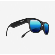 Voxos VXSA-BLU Bluetooth-Knochenleitungsbrille – Verspiegeltes Blau, Freisprechfunktion, GPS-Navigation & Sprachassistent_Besonderes Geschenk