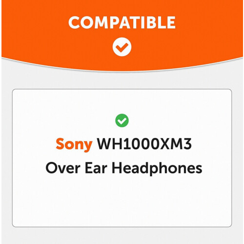 Μαξιλάρια WC Wicked Extra Thick Συμβατά με ακουστικά Sony WH-1000XM3 - Μαύρο_Ειδικό δώρο 2