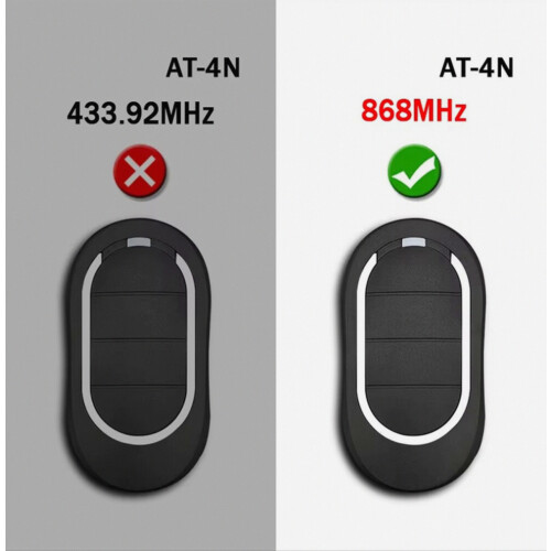 compatible ALUTECH AT-4N 868MHz Garage Door Remote Control 868.35MHz Rolling Code Opener_Special Gift 2