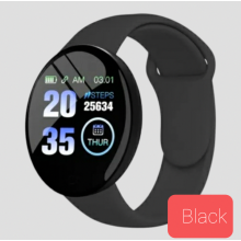 (Nero) Smartwatch per uomo e donna con fitness tracker, cardiofrequenzimetro, ossigeno nel sangue, orologio sportivo_Regalo speciale