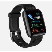 Smartwatch con monitoraggio della pressione sanguigna e della frequenza cardiaca e tracker fitness impermeabile - Orologio da polso digitale compatib