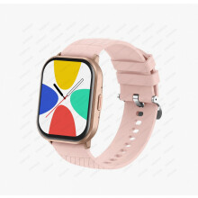 (Rosa) Smartwatch da donna alla moda, uomo e donna, monitoraggio della frequenza cardiaca, pressione sanguigna, fitness tracker, chiamate Bluetooth,