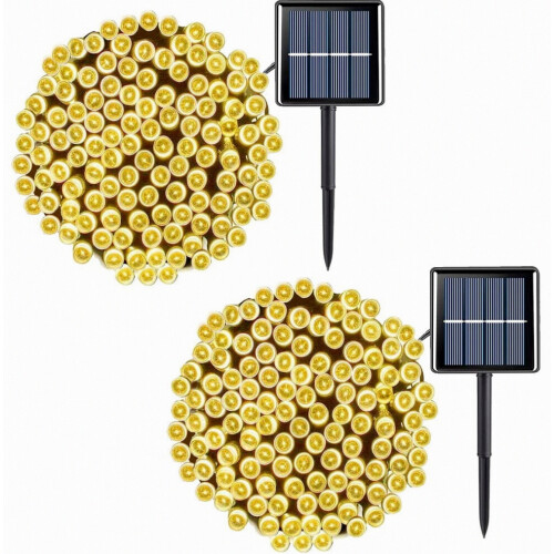 Solar String Lights 50 LED 8 Modes 2 Pack_Special Gift