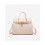(Beige, Large) Lychee pattern Birkin bag, new niche versatile handbag_Special Gift 1