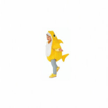 (Gele Haai, 100 cm (31-36M)) Kinder Baby Haai Familie Verkleedkostuum Jongens Meisjes Peuter Halloween Kostuum Jumpsuit_Speciaal Cadeau