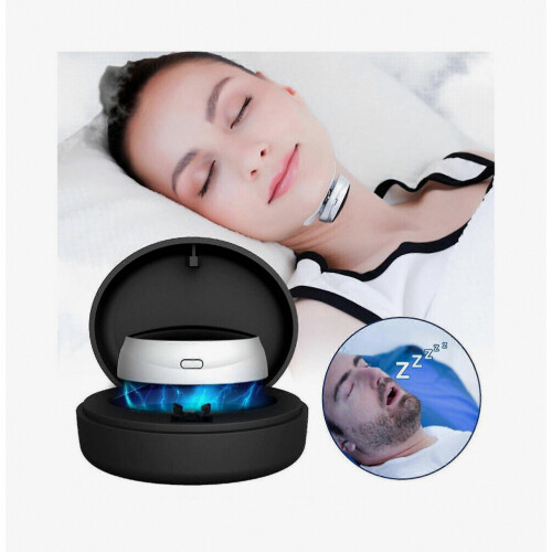 Smart Anti-Snoring Massage Device with Automatic Detection and 3-Speed Control compatible Peaceful Sleep_Special Gift