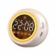 White Noise Sounder-Nightlight, Alarm Clock, Sleep AIDS compatible All Ages_Special Gift