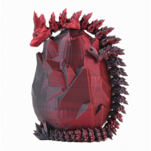 3D-geprinte drakeneieren met verborgen draken, mini-kristal - speciaal cadeau