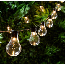 Retro Solar String Lights Outdoor Garden LED Festoon Party Globe Bulbs_Special Gift