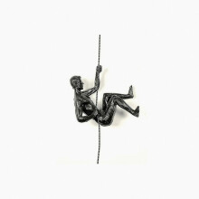 (E) Rock Climbing Character Sculpture Wall Hanging Backgro Wall Outdoor Sport Decoration Art Creative Hanging Climbing Statue_Special Gift