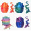 3D Printed Dragon Eggs with Hidden Dragons, Mini Crystal_Special Gift 4