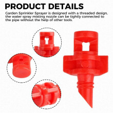 1000PCS 360 Degree Misting Nozzle Irrigation,Sprinklers Sprayer for Garden Irrigation System