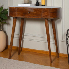 Chestnut Console Table, Solid Wood, 40*80*78cm