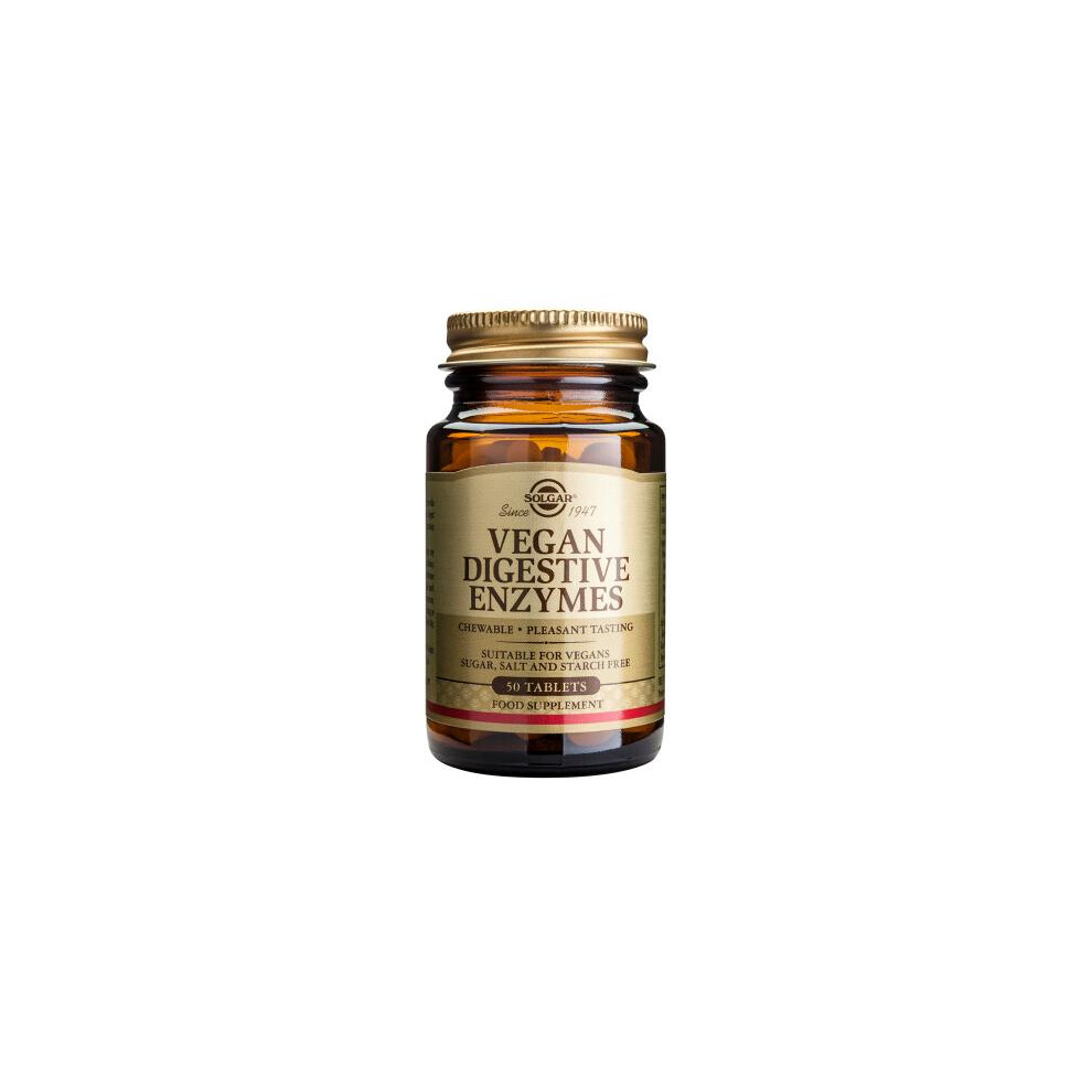 Solgar Vegan Digestive Enzymes 50 Tablets - Image 5