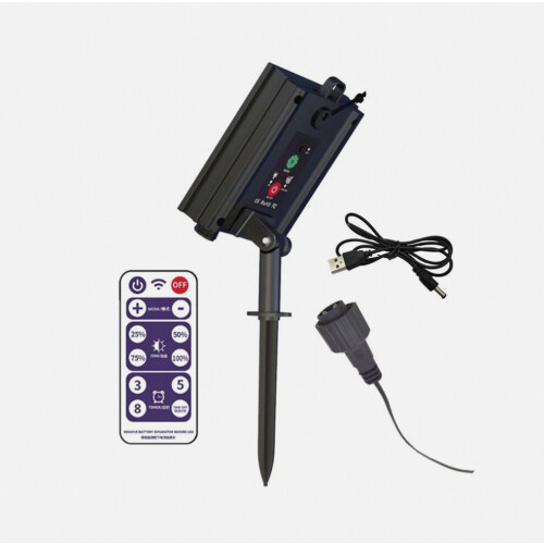5X Solar Battery Box Kit Pack Powered Lithium Panel Light with Remote Control compatible Led String Strip Lamp 24V DIY_Special Gift 1