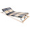 VidaXL vidaXL Slatted Bed Base Manual Brown 80 x 190 cm Solid Beech Wood 1