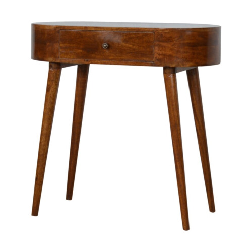Chestnut Console Table, Solid Wood, 40*80*78cm 1