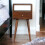 Mini Solid Wood Bedside Table, 30*30*57cm 1