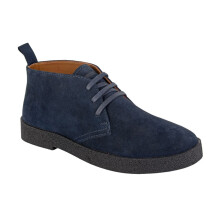 (7 UK, Navy) Roamers Mens Leather Desert Boots