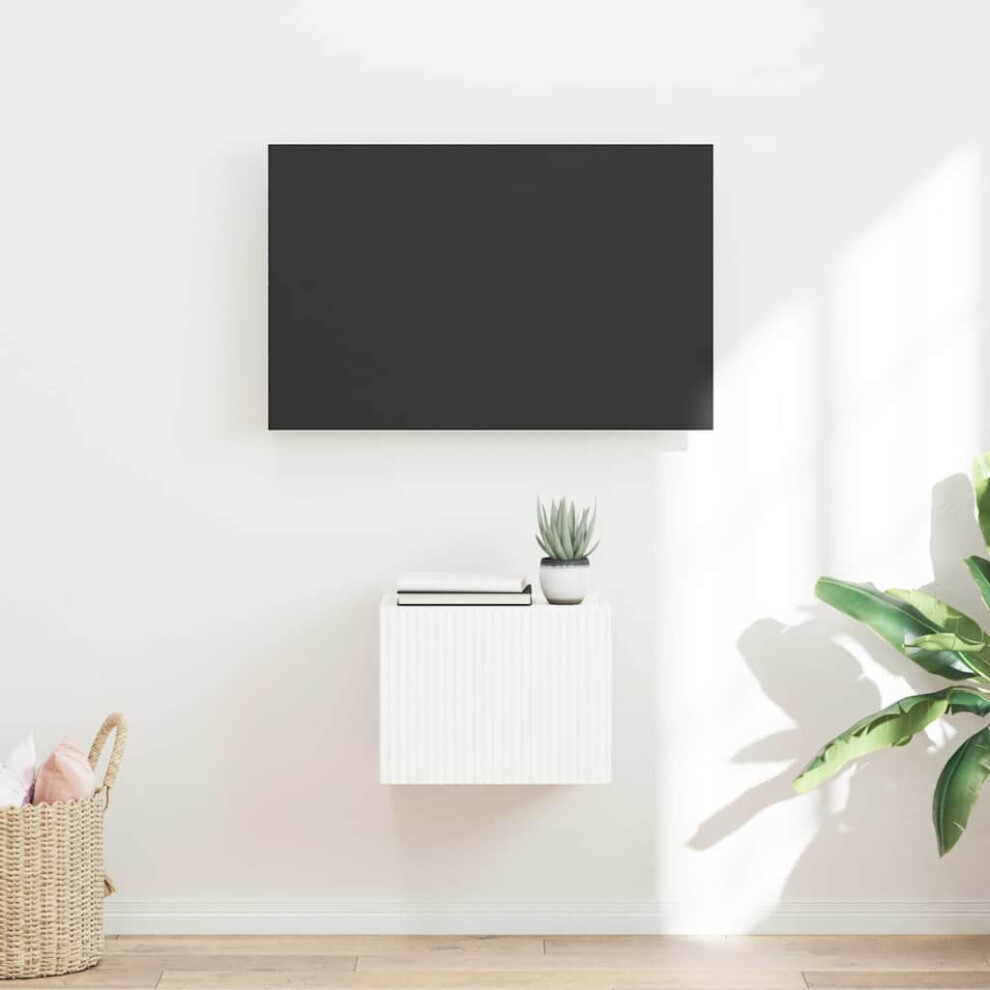 Vidaxl Tv Wall Cabinet White 39 X 31 X 29.5 Cm Engineered Wood