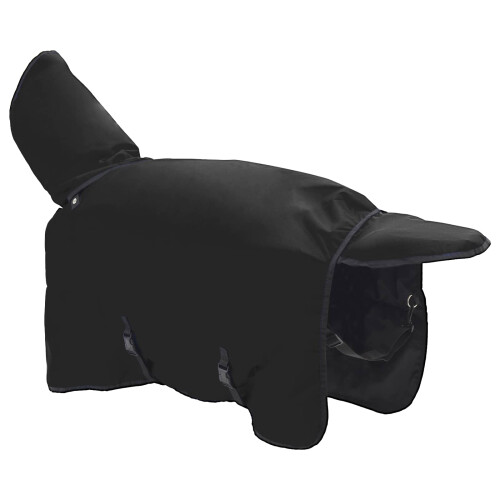 VidaXL vidaXL Horse Blanket Full Black 75 cm Polyester 1