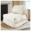 3-in-1 Corduroy Floor Sofa Bed, Fold-Out Chaise 1