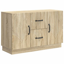 vidaXL Sideboard Sonoma Oak 89 x 34.5 x 57 cm Engineered Wood